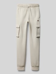 Regular fit sweatpants met logostitching van CHAMPION Grijs / zwart - 43