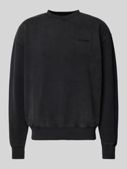 Sweatshirt mit Label-Stitching von Pegador Schwarz - 5