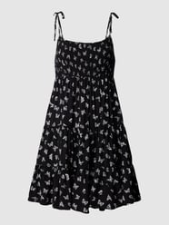 Minikleid mit Allover-Muster von REVIEW Schwarz - 17