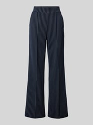 Wide leg stoffen broek met elastische band, model 'KATE' van ICHI - 7