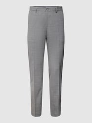 Pantalon met fijn motief van SELECTED HOMME Grijs / zwart - 6