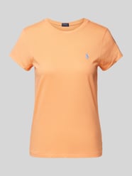 T-Shirt mit Logo-Stitching von Polo Ralph Lauren Orange - 39