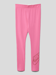 Legginsy z nadrukiem z logo od Nike Fuksjowy - 16