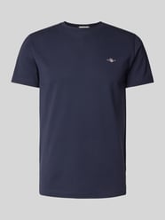 Slim Fit T-Shirt mit Label-Stitching von Gant - 34