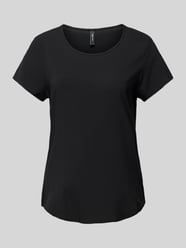 T-Shirt mit abgerundetem Saum Modell 'BELLA' von Vero Moda Schwarz - 38