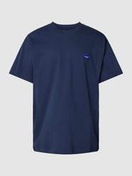 T-Shirt aus Baumwolle mit Label-Detail von Carhartt Work In Progress Blau - 44