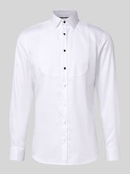 Super slim fit smokingoverhemd met kentkraag van Jake*s - 31