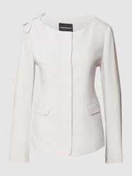 Blazer met linnen van Emporio Armani Wit - 47