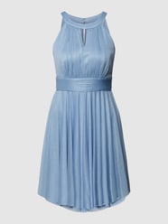 Cocktailkleid mit Neckholder von Jake*s Cocktail Blau - 35