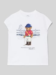 T-shirt met motiefprint en ronde hals van Polo Ralph Lauren Kids - 41