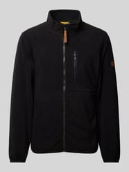 Sweatjacke mit Label-Patch von camel active Grau - 36