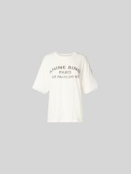 T-Shirt mit Label-Print von Anine Bing - 29