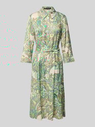 Hemdblusenkleid mit Bindegürtel von Betty Barclay Beige - 31