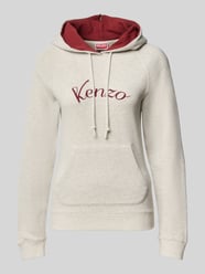 Bluza z kapturem z czystej bawełny od Kenzo - 1