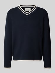 Gebreide pullover met ribboorden, model 'Cobek' van Wood Wood - 20