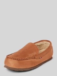 Moccasins met labeldetails van Tommy Hilfiger Bruin - 45