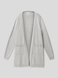 Strickjacke mit Eingrifftaschen Modell 'pisa' von Mango Grau - 33