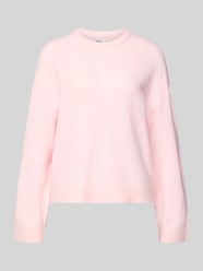Relaxed Fit Strickpullover mit Crew Neck Modell 'SIMONI' von ONLY Pink - 34