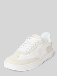 Lage sneakers met applicaties van echt leer, model 'HERITAGE' van Tommy Hilfiger - 48