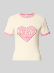 T-Shirt mit Motiv-Print Modell 'Lucky' von OH APRIL - 3