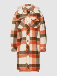 Mantel mit abnehmbarer Kapuze Modell 'Check' von s.Oliver RED LABEL Orange - 45