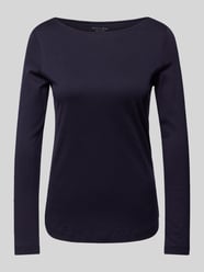 Longsleeve mit U-Boot-Ausschnitt von Christian Berg Woman Blau - 43