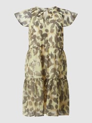 Kleid mit Allover-Muster  von BETTY & CO WHITE Grün - 33
