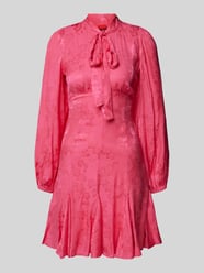 Minikleid mit Stehkragen zum Binden Modell 'Kahere' von HUGO Pink - 23