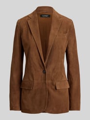 regular fit blazer van echt suède van Lauren Ralph Lauren - 3