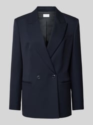 Blazer mit Reverskragen von Jake*s Collection Blau - 45