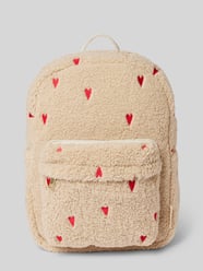 Rucksack mit Label-Detail Modell 'Ecru' von STUDIO NOOS Beige - 19