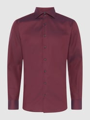 Regular Fit Business-Hemd aus Baumwolle von Eterna Rot - 33