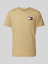 T-Shirt mit Label-Print von Tommy Jeans Beige - 27