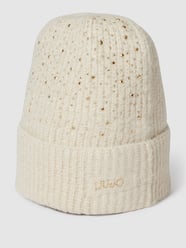 Beanie im schimmernden Design Modell 'Cuffia Lurex Borchie' von Liu Jo White - 13