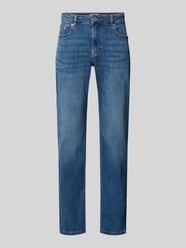 Jeansy o kroju slim fit z klasycznym 5 kieszeni od REVIEW - 10