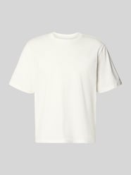 T-Shirt mit Rundhalsausschnitt und Logo-Stitching von REVIEW - 13