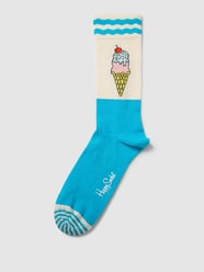 Socken mit Motiv-Print Modell 'Ice Cream' von Happy Socks Blau - 11