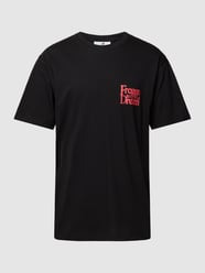 T-Shirt mit Statement-Print Modell 'FROZEN IN A DREAM' von Vertere Schwarz - 3