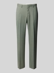 Slim fit pantalon met persplooien, model 'Lenon' van BOSS - 4