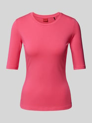 T-Shirt mit 1/2-Arm von HUGO Pink - 4