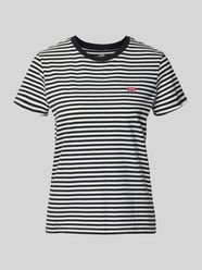 T-shirt z bawełny ze wzorem w paski od Levi's® - 12