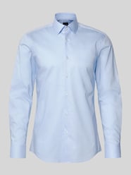 Koszula biznesowa o kroju slim fit z czystej bawełny model 'HANK' od BOSS - 33