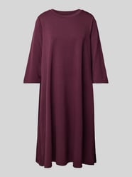 Knielanges T-Shirt-Kleid mit Rundhalsausschnitt von Soyaconcept Bordeaux - 34