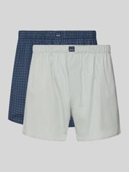 Boxershorts met elastische band in een set van 2 van Christian Berg Men - 12