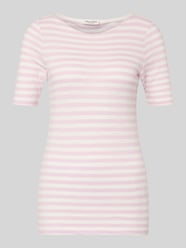 Slim Fit T-Shirt aus reiner Baumwolle von Marc O'Polo Pink - 34