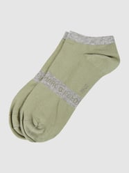 Sneakersokken met stretch in een set van 2 paar van Marc O'Polo Groen - 45