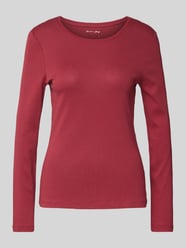 Longsleeve mit Rundhalsausschnitt von Christian Berg Woman Bordeaux - 6