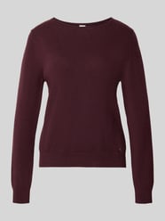 Regular Fit Pullover aus Schurwoll-Kaschmir-Mix Modell 'Lisa' von Brax Bordeaux - 12