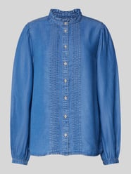 Regular Fit Jeansbluse mit Stehkragen Modell 'KOSMO' von B.Young - 42