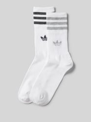 Socken mit Label-Print im 2er-Pack von adidas Originals Weiß - 3